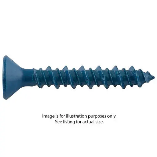 DEWALT DFM12746 Ultracon+ Blue Phillips Flat Gimlet Screws — 3/16″ x 2-3/4″, Box of 100