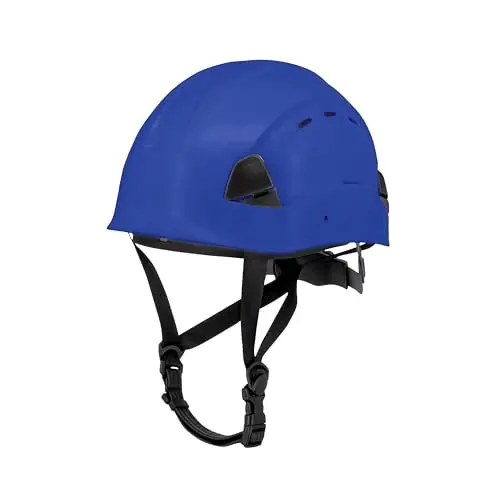 DEWALT DPG22V Blue Vented Safety Helmet – Type II, Class C, 4-Point Ratchet Suspension