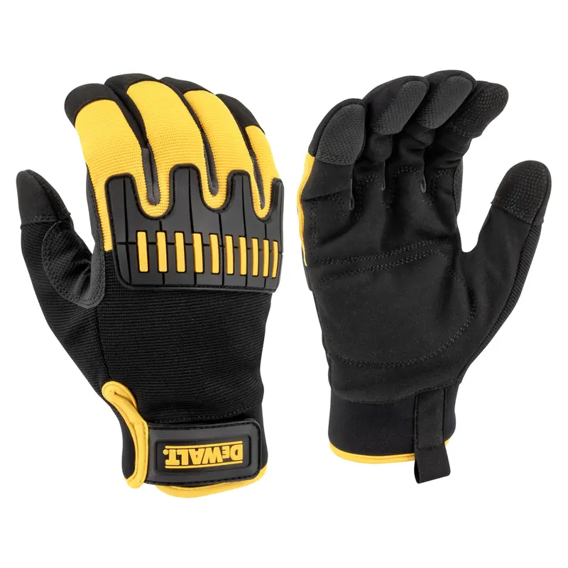 DEWALT DPG758 Cold-Weather Impact Glove — Unisex, Thinsulate 100g Lining, Padded Palm, TPR, Touchscreen-Compatible (Large)