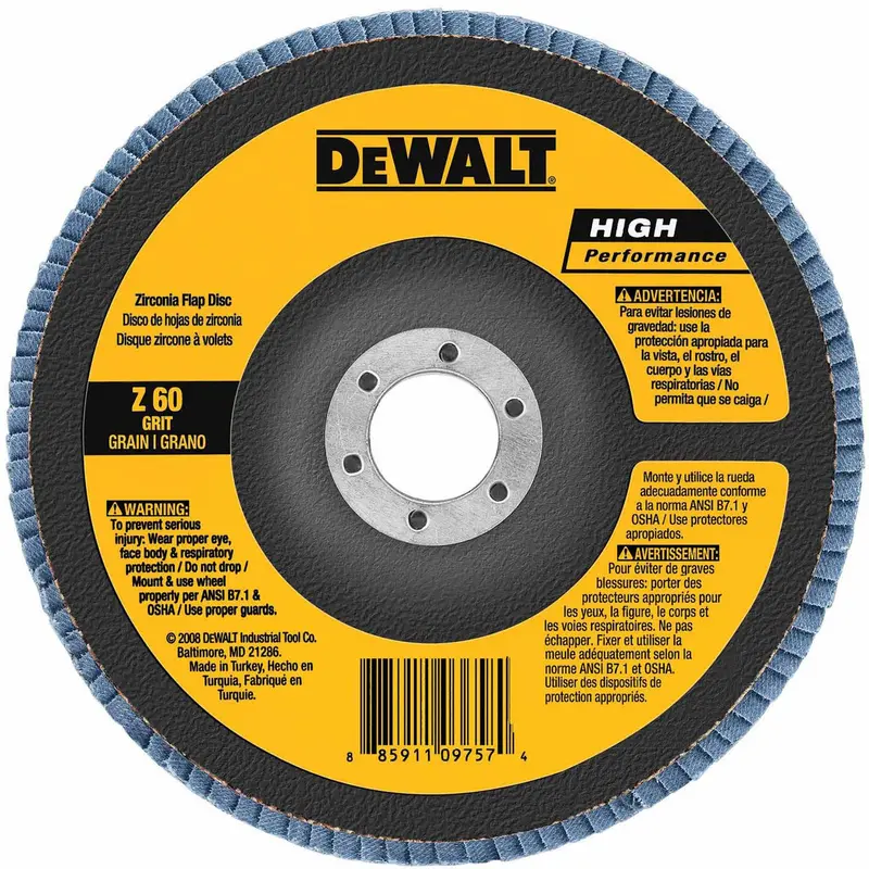 DEWALT DW8351 4-1/2″ x 7/8″ 40G Type 27 Flap Disc
