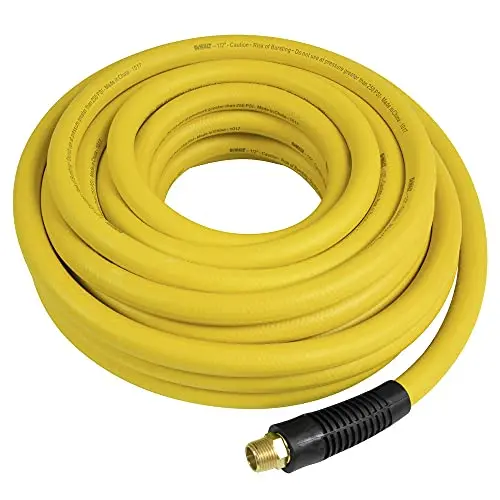 DEWALT Premium Rubber Hose – 1/2″ x 50′, Heavy-Duty
