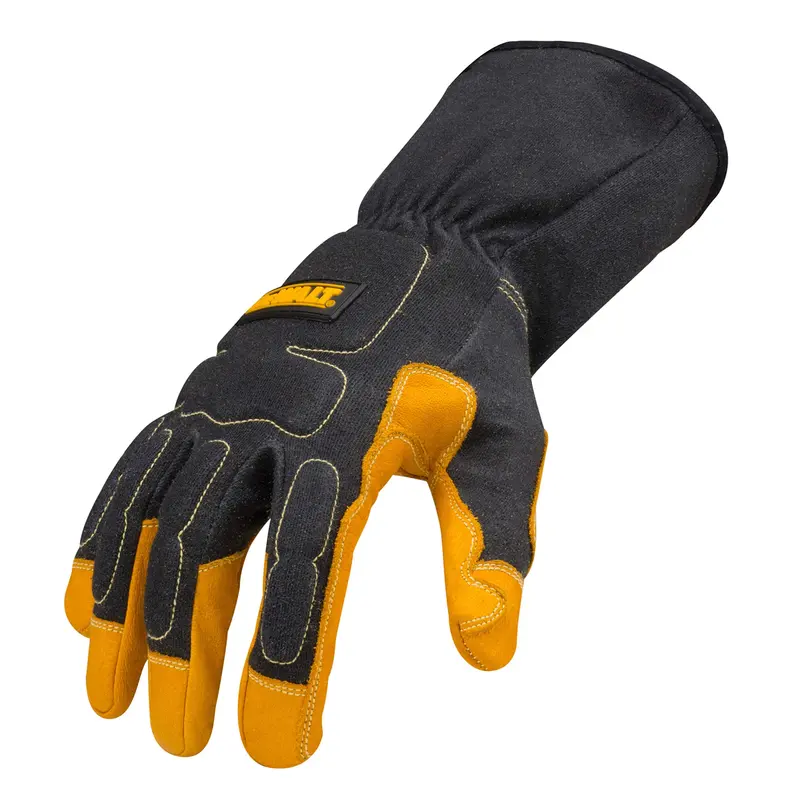 DEWALT Premium Welding Gloves – MIG/TIG-Ready, Small Size, Heat-Resistant Leather