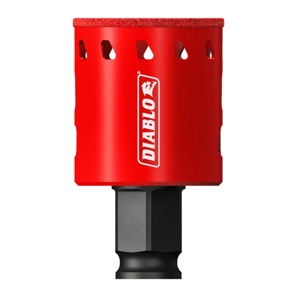 Diablo 1-1/2″ Diamond Grit Hole Saw – Heavy-Duty Core Bit, Model DHS1500DG