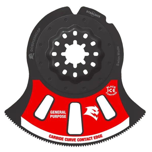 Diablo DOS3125RCGP AMPED Demo Demon Oscillating Blade – 3-1/8″, Starlock Carbide, General-Purpose Cuts