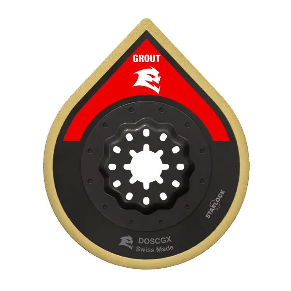 Diablo DOSCGX Oscillating Sanding Blade – 2-3/4″ Starlock Carbide Grit for Grout & Mortar