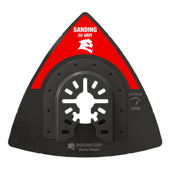 Diablo DOU20CGSP 3-1/2″ Oscillating Sanding Plate – 20-Grit Coarse Grit, Universal Fit