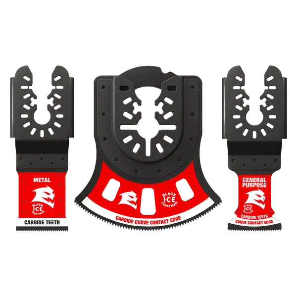 Diablo DOU3CS Universal Carbide Oscillating Blade Set – 3-Piece Versatile Kit
