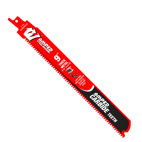 Diablo DS0908CFA 9″ Amped Steel Demon Carbide Blade – 8 TPI for Thick Metal Applications