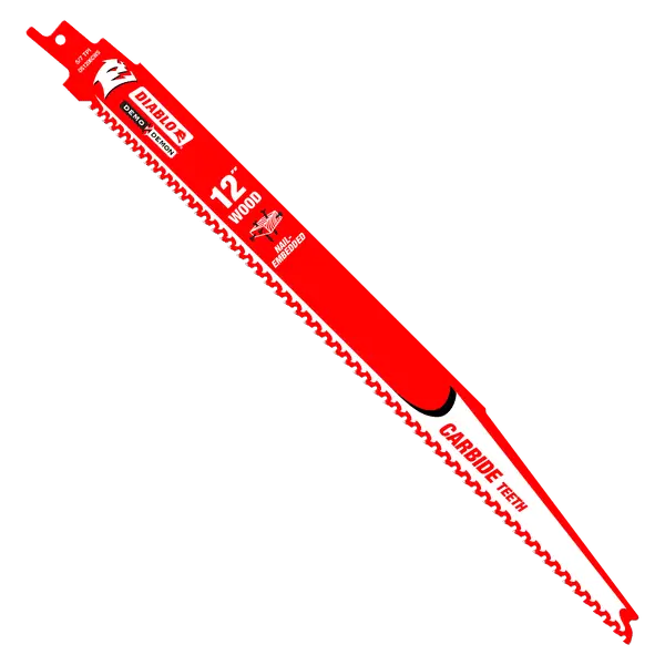 Diablo DS1206CWS Demo Demon Carbide Reciprocating Blade – 12″, 5/7 TPI, Designed for Tough Demolition Jobs