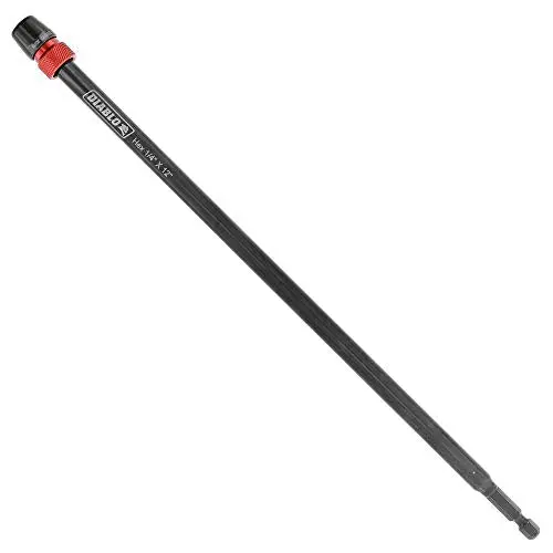 Diablo DXT1020 12-Inch 1/4″ Hex Drill Extension for Cordless and Corded Impact Drivers