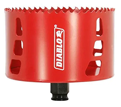 Diablo High-Performance Hole Saw — 4.25″ x 2.375″, Universal Use for Wood, Plastic, Aluminum, Steel & Stainless