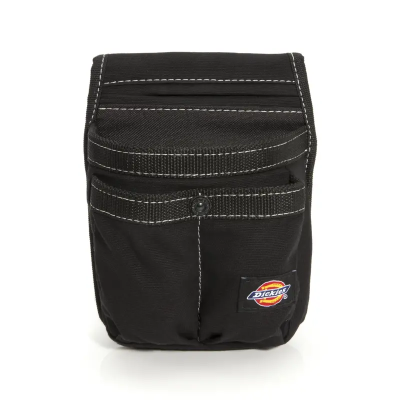 Dickies 57059 4-Pocket Tool Belt Pouch – Cushioned Slip Pocket, Snap-Back Compatible with 3″ Belts
