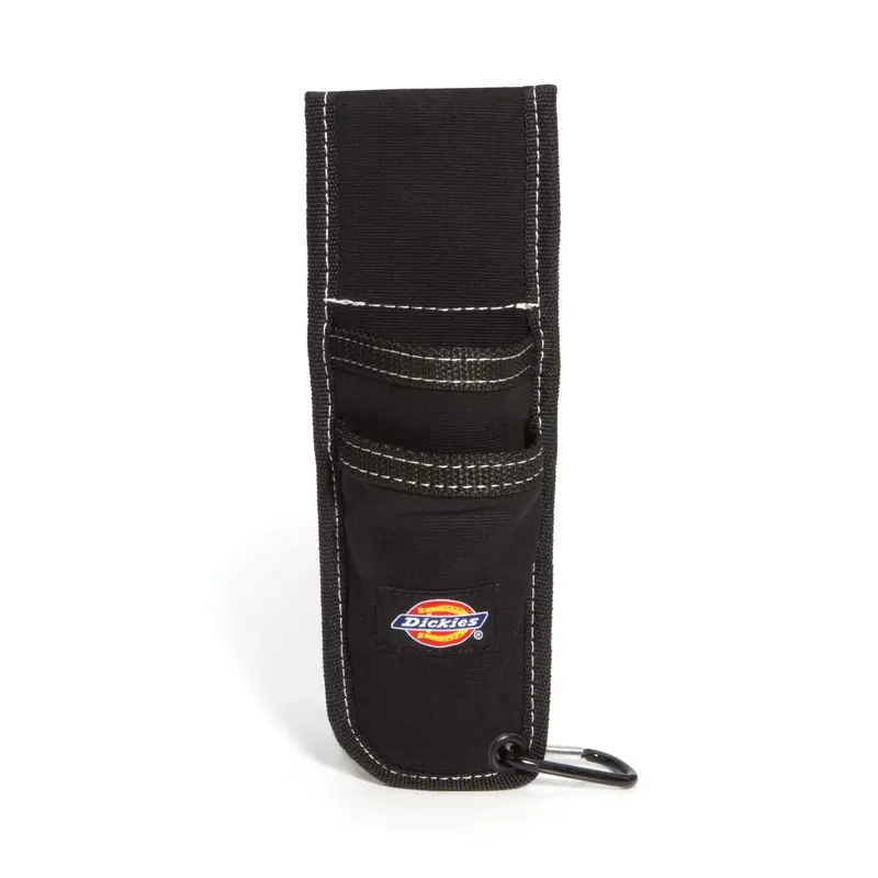 Dickies PVC-Lined Utility Knife Sheath — Belt-Mountable, Cut-Resistant, Black
