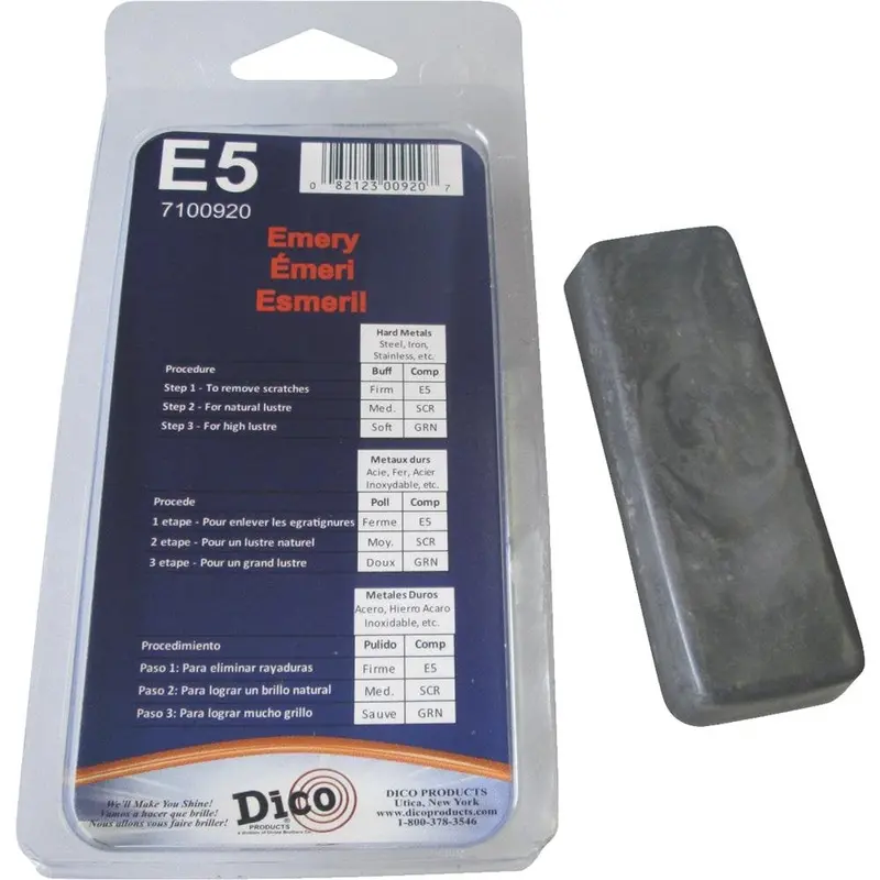 Dico 7100920 Emery Buffing Compound – Stainless Steel Polishing Paste for Smooth, Reflective Finishes (1-Pack)