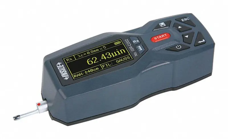 Digital Roughness Tester — Ra Range up to 6299 µin, 0.01 µin Resolution