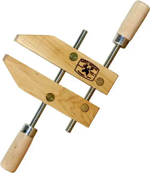 Dubuque Wooden-Jaw Hand-Screw Clamps for Delicate Workpieces
