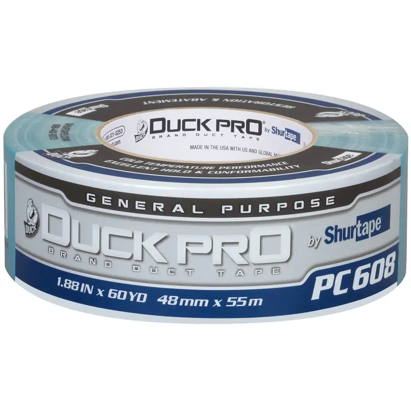 Duck Pro 105452 Abatement Duct Tape – Teal Blue, 48mm x 60 yd, Mold & Asbestos Remediation Grade