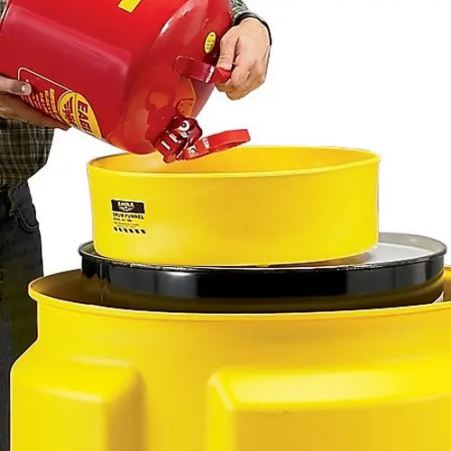 Eagle 1660 Heavy-Duty Drum Funnel – 18″ Diameter x 7″ Height for Safe Liquid Transfer