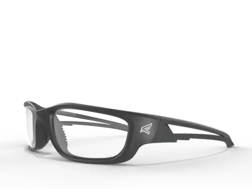 EDGE Kazbek XL Wrap-Around Safety Glasses – UV400, Anti-Scratch, ANSI/ISEA Certified, Wide-Fit Design