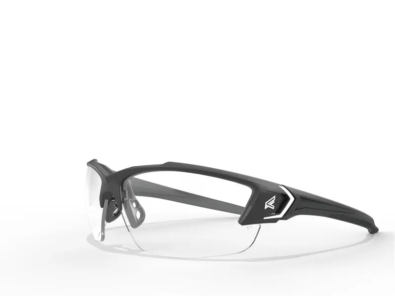 EDGE Khor G2 Clear ANSI Z87 Safety Glasses – Shatterproof Nylon Lenses, Anti-Slip Fit for Men