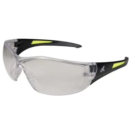 Edge SD111-G2 Delano G2 Safety Glasses – Wrap-Around ANSI/ISEA-Military Certified with Clear Lens