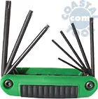 Eklind 25581 Ergo-Fold 8-Piece Torx Bit Key Set