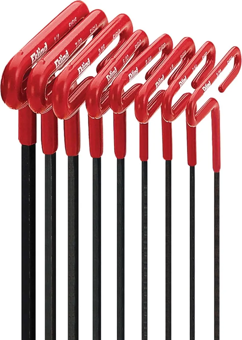 Eklind 53168 Cushion-Grip SAE Hex Key Set – 8-Piece 6-Inch T-Handle Set