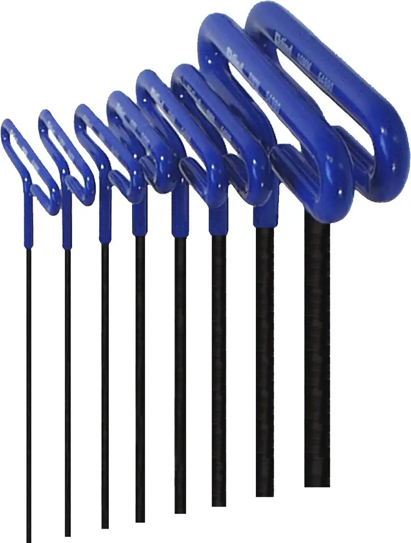 Eklind 55168 Cushion-Grip Metric Hex Key Set – 8-Piece 6-Inch T-Handle Set