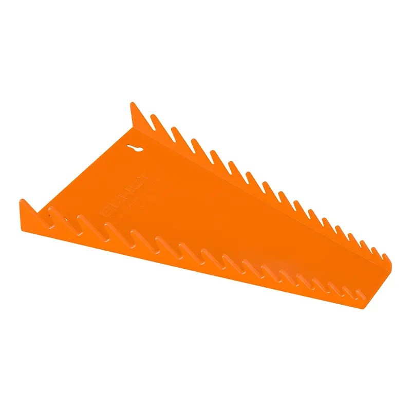Ernst 16-Slot Wrench Organizer Tray – Bright Orange Standard Layout for Fast Tool Access