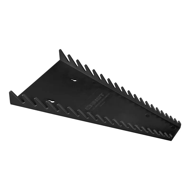 Ernst 19-Slot Standard Wrench Organizer – Sleek Black Tray for Efficient Workshop Layout