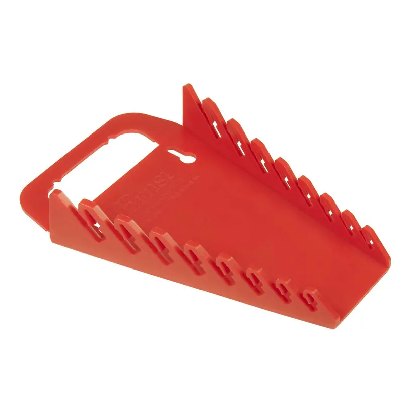 Ernst 5046 Red Gripper Wrench Organizer – Holds Up to 8 Tools