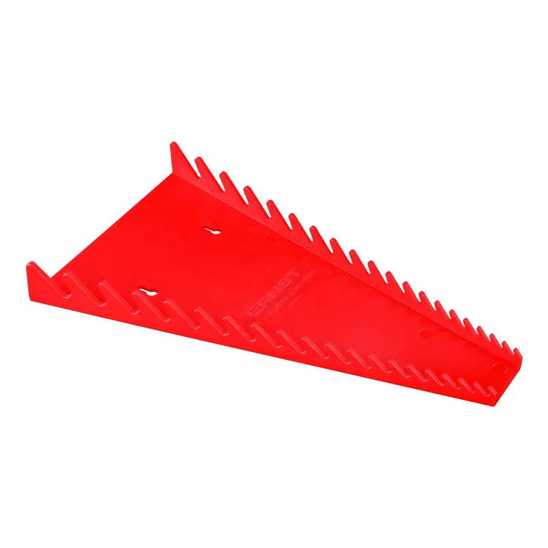 ERNST 5063 Standard Wrench Organizer – 19-Slot Layout, Bold Red Finish