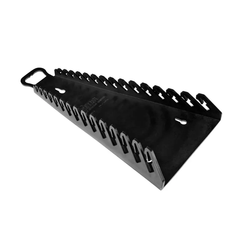 Ernst 5189 Portable Reverse Gripper Wrench Organizer for 15 Tools – Flexible Grip, Metric & SAE Compatible (Black)