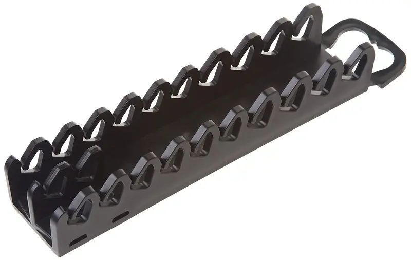 Ernst 5311 Screwdriver Gripper – 10-Tool Portable Holder for Pegboard or On-the-Go Use, Black