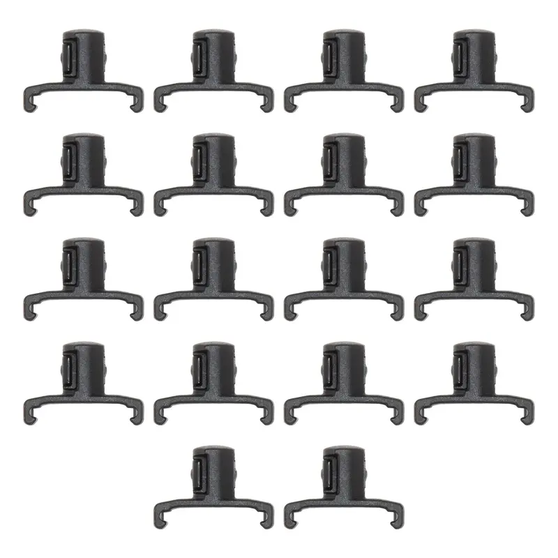 Ernst Dura-Pro 3/8-Inch Twist-Lock Socket Clips (15-Pack, Black) – Model 8441