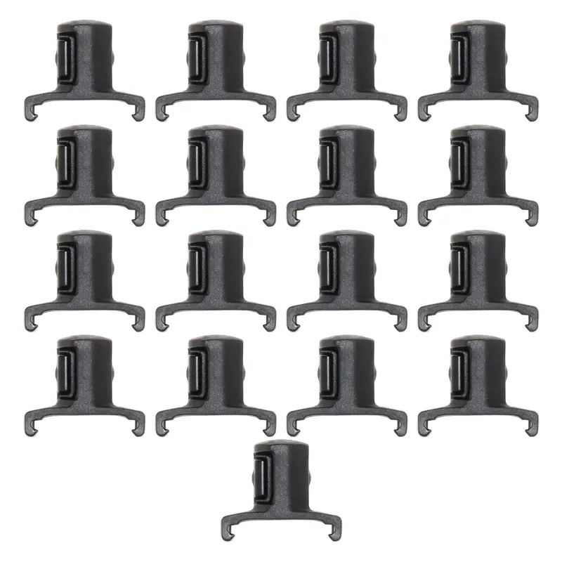 ERNST Dura-Pro Twist-Lock Socket Clips – 15-Pack for 1/2″ Drive Rails, Includes 96 Size Labels