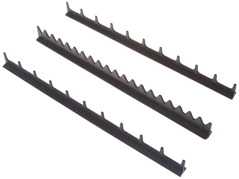 ERNST Screwdriver Rail Set – Magnetic Backing System for Up to 20 Tools, Black Finish (Model 6011M)