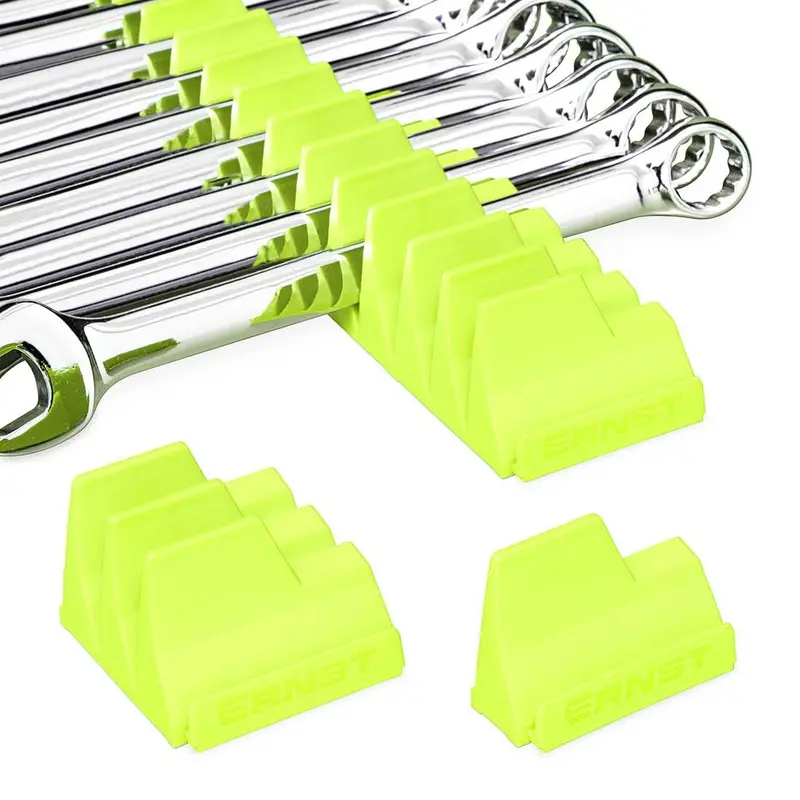 Ernst Wrench Pro Modular Organizer – Hi-Viz 40-Wrench Storage System, Made in USA