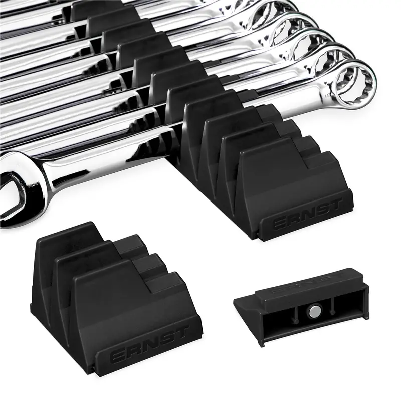Ernst Wrench Pro Modular Organizer with Magnetic Base – Expandable 20-Tool System (Made in USA)
