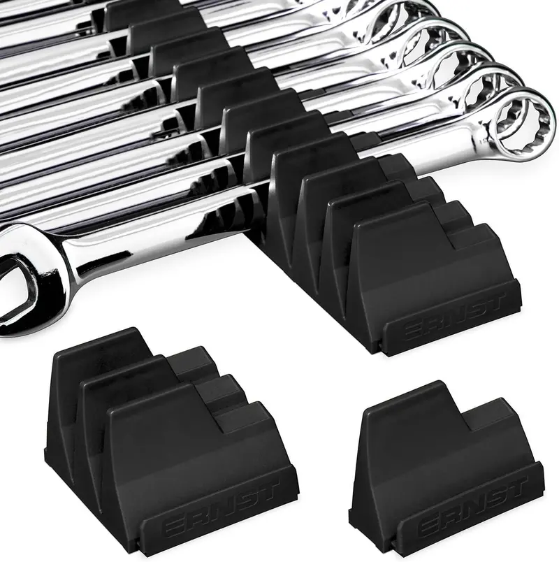 Ernst Wrench Pro with Anti-Slip Cleats – Modular 40-Wrench Organizer, Made in USA