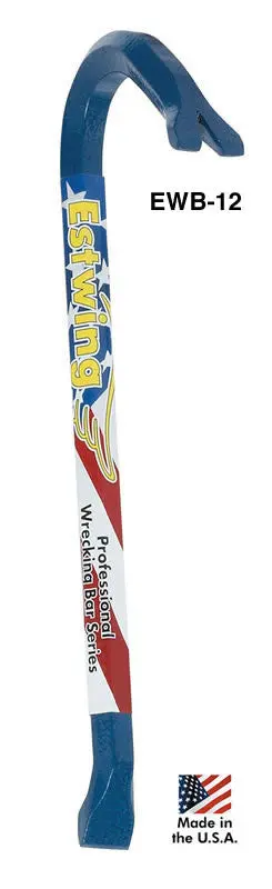 Estwing Gooseneck Wrecking Bar – Heavy-Duty Steel Pry Tool with Curved Design