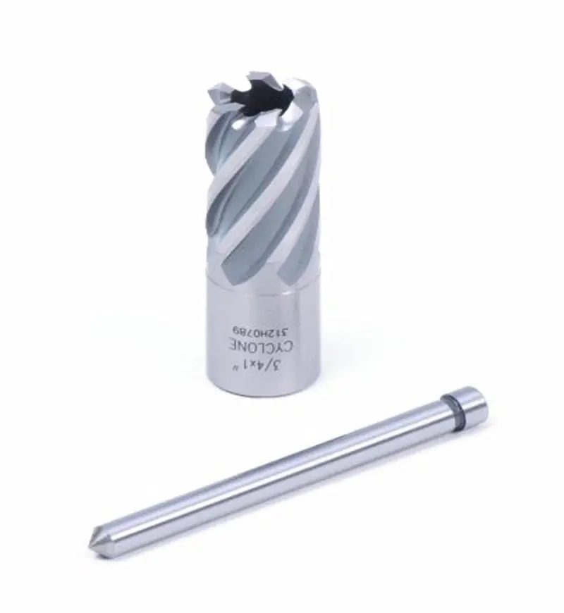 Evolution CC812 13/16-Inch HSS Annular Cutter – 1-Inch Depth of Cut Cyclone Bit for Metal Drilling