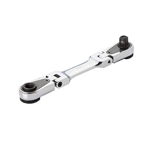 EZRED 4S04 Micro Dual-Drive Ratchet Socket – 1/4-Inch Square + Magnetic Bit Holder