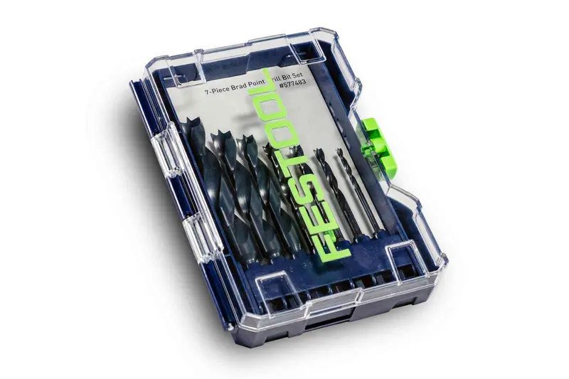 FESTOOL BKS D Brad Point Drill Bit Set (1/8″–1/2″) – CE/W Certified