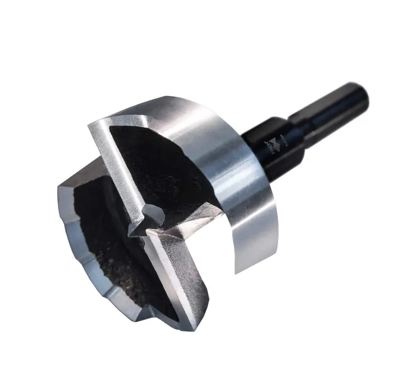 Fisch Black Shark 1-5/8″ Forstner Bit – Precision-Forged Austrian Steel Drill Bit with Wave-Cut Design