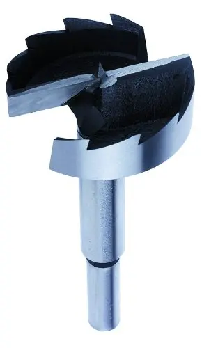 Fisch FSA-010302 1-1/8″ x 1/2″ Multi-Spur Pocket-Hole Drill Bit – Tool Steel Construction with Center Point & Dual Cutters/Spurs
