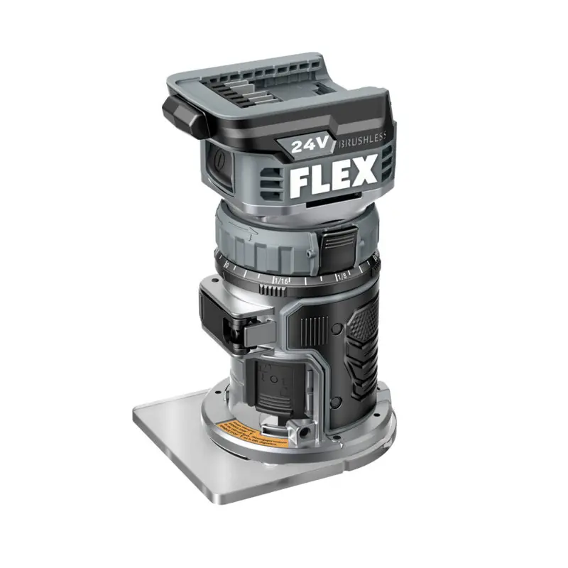 FLEX 24V Compact Trim Router – Bare Tool