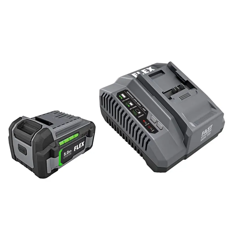FLEX 24V Lithium-Ion Starter Kit – 5.0Ah Battery + 160W Fast Charger