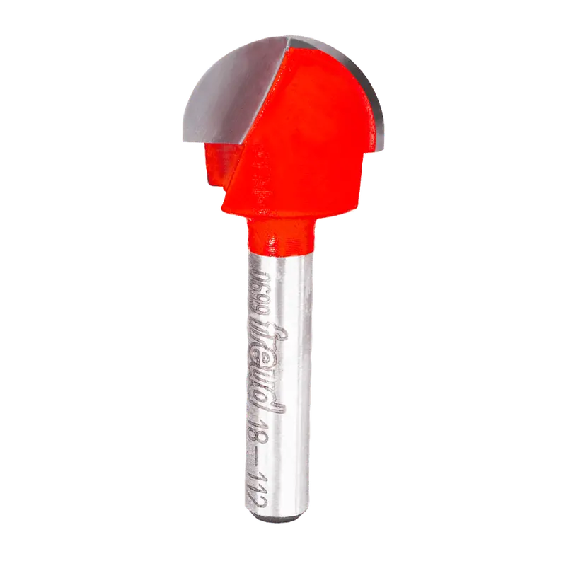 Freud 18-112 Round Nose Router Bit — 3/4″ Diameter, 1/4″ Shank