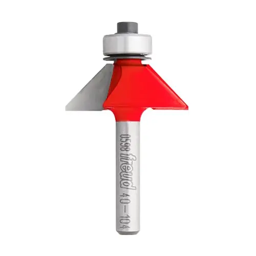 Freud 40-104 1-11/32″ Diameter Chamfer Router Bit – Precision Carbide Cutting Edge